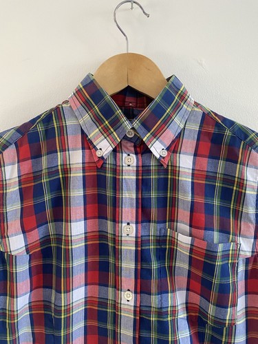Brutus Shirt Womens Medium Multicoloured Trimfit Mod Scooter Casuals 60s Tartan - 第 2/15 張圖片
