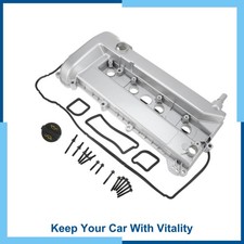 Car Engine Valve Cover For Ford Escape 05-08 No.4s4z-6582-ca Silver Tone