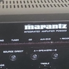 Marantz PM6003 Integrated Amplifier 2-Channel 45W Class AB Source Direct Black