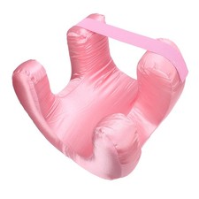 Memory Foam Face Pillow, Ergonomic Design, Silk Fabric Beauty Pillow for Back...