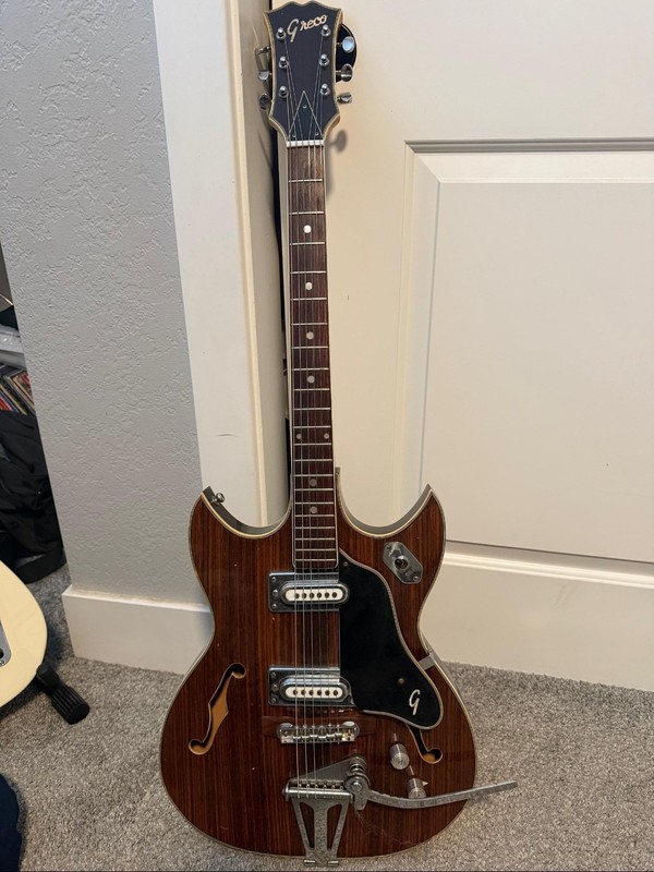 Greco ES 920 Semi Hollow-body Early 1960’s Guitar Made in Japan