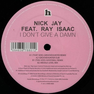 Nick Jay Feat. Ray Isaac - I Don't Give A Damn (VINYL)