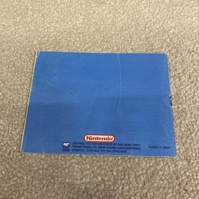 To The Earth Nintendo Nes Game Instruction Manual UK Version