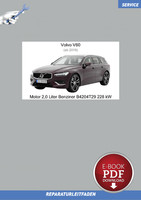 PDF Volvo V60 (Ab 2019) Reparaturanleitung Motor 2,0 L Benziner 228 Kw