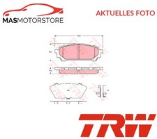 SATZ BREMSBELÄGE BREMSKLÖTZE HINTEN TRW GDB3395 P FÜR SUBARU IMPREZA,FORESTER