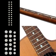 Inlaystickers Inlay Sticker Fret Markers for Guitars & Bass - Custom Dots Set...