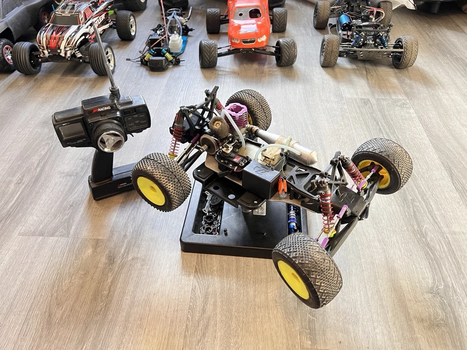 RARO! Camión Team Losi XXX-NT Nitro Stadium 1/10 2x2 radiocontrol con motor Mach .12 como está Foto 4 de 4