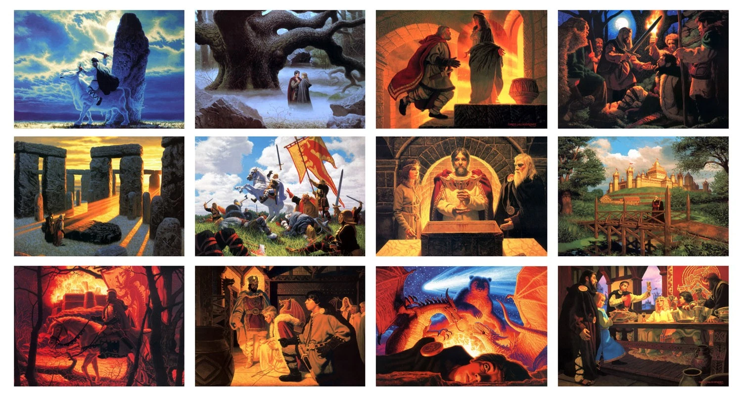 2026 Vintage Fantasy Comic Wall Calendar