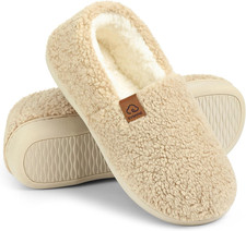 Cozy Curly Fleece Memory Foam Fuzzy Slippers for Women