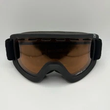 Dragon Black Ski Goggles with Orange Lens