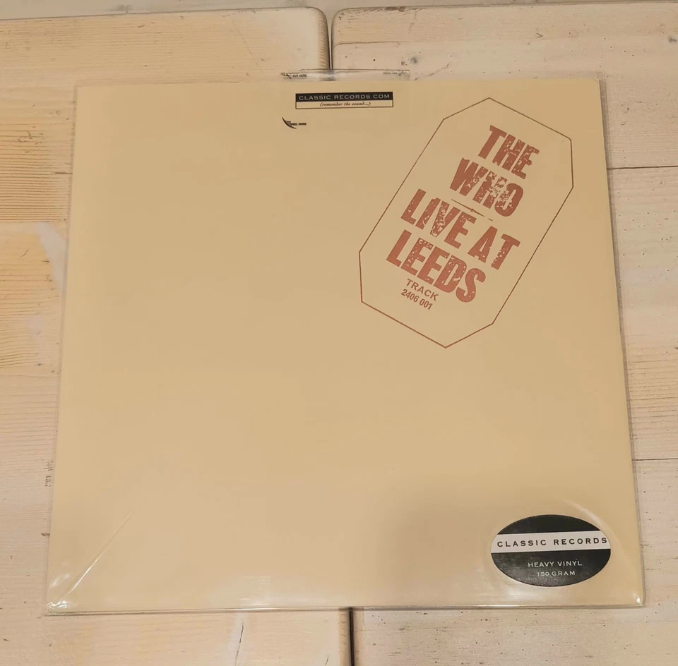 THE WHO - LIVE AT LEEDS VINYL LP ©05 US All Inserts + Poster NEAR MINT 150g RE - Image 2 of 4