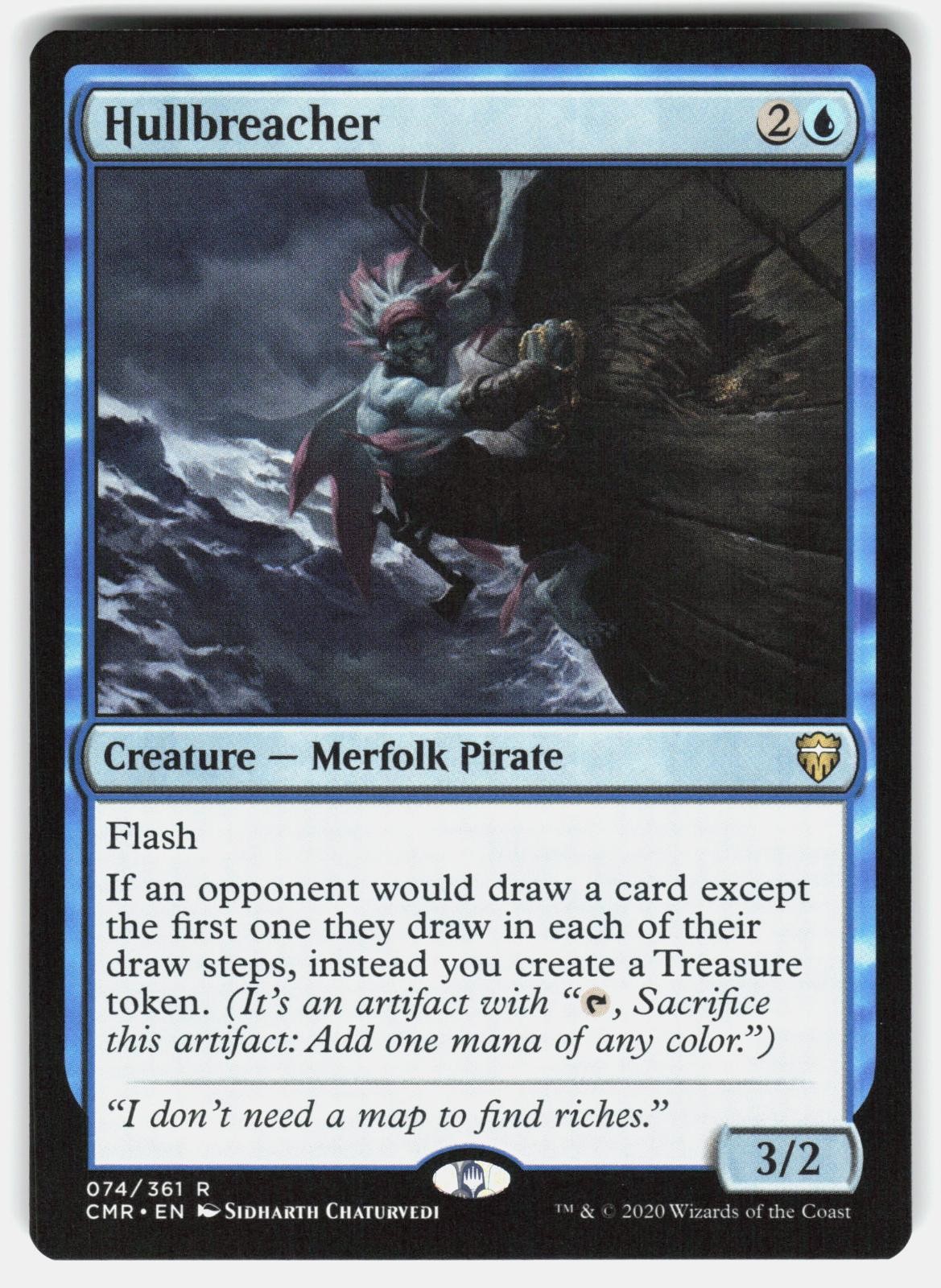 Magic: The Gathering Near Mint Hullbreacher ~CEG~ ( Rare # 74 CMR )