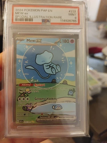 ( PSA9 ) Mew ex 232/091 Sv: Paldean Fates Holo POKEMON