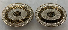 Vintage Pair 2 of CRUMRINE Silver Plated Bronze belt buckles Western Wear