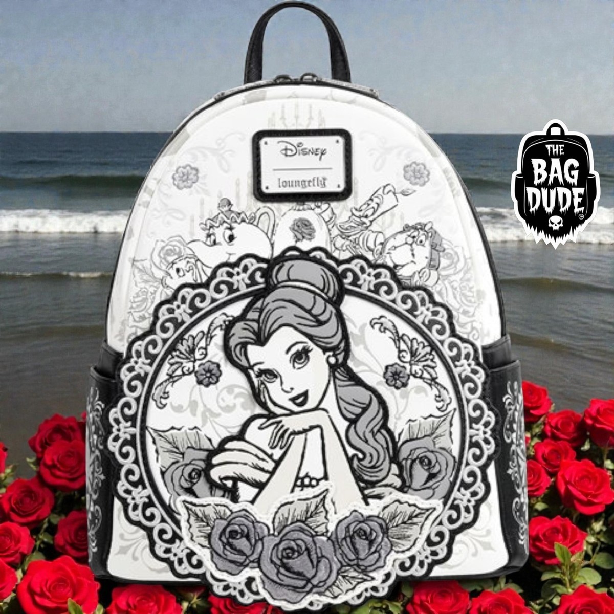 【Belle☆】バッグ Loungefly Beauty and the Beast Belle Sketch Mini Backpack | eBay