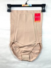 NWT SPANX Women's S OnCore Tummy-Control High-Waisted Brief SS1815 Beige