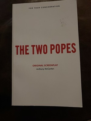 The Two Popes Original Screenplay Anthony McCarten Netflix FYC Paperback