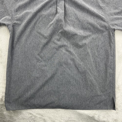 ExOfficio Trail Shirt Mens Large Gray Short Sleeve Button Up Outdoor Lightweight - Picture 16 of 16