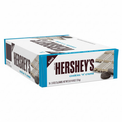 Hershey's Cookies 'n' Creme King Size Candy Bars 18 Count Bulk