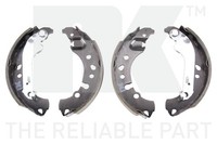 Nk Bremsbackensatz 2725876 203Mm FüR Ford Fiesta 7 Hj Hf Van Ecoboost Active Vct