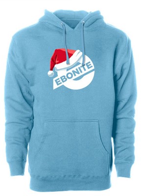 Ebonite Bowling Christmas Santa Hat Bowler Hoodie