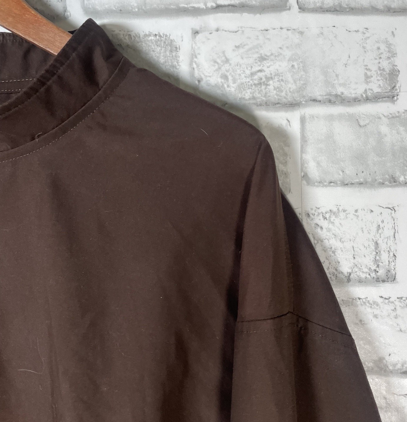 Zero Restriction Brown Quarter Button Jacket Mens… - image 5