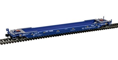 ATLAS 50007033 FEC N SCALE 53' REBUILT WELL CAR GRUPO MEXICO LOGO RD# 74034