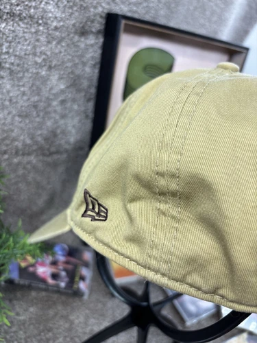 New Era New York Yankees Baseball Cap MLB Strapback Cream Dad Streetwear Olive - Picture 4 of 9