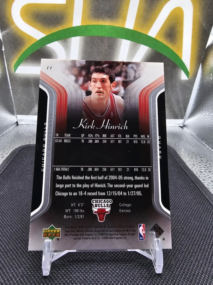 2005 Ultimate Collection #11 Kirk Hinrich #/750 Bulls - Image 2 of 2