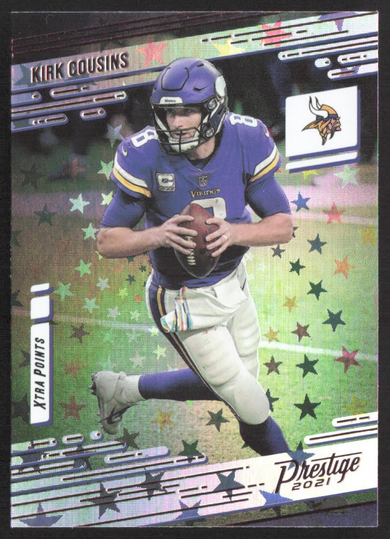 Kirk Cousins 2021 Panini Prestige Xtra Points Astral #159 Minnesota Vikings