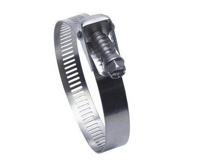 Hose Clamp Quick Release SAE #56 Stainless Steel Band (8 Pieces)
