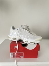 Nike Air Max Plus TN Triple White Sz 5.5W