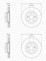 2X Ferodo 325Mm Bremsscheiben BelÜFtet Vorne Passend FÜR Hyundai Kona Santa Kia