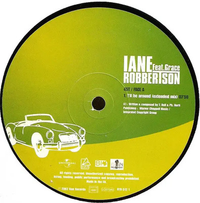 Iane Robbertson Ill Be Around Vinyl Single 12inch NEAR MINT Universal Licens