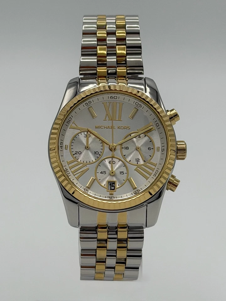 MICHAEL KORS MK5955 Lexington Two Tone Unisex Watch - Image 3 of 4