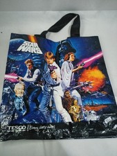 Tesco Star Wars Reusable Shopping Bag Bag For Life Luke Leia Vader R2D2