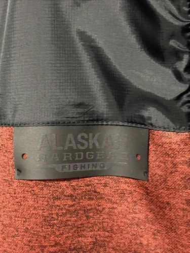 Alaskan Hard Gear Fishing Duluth Men’s 2XL Fleece Jacket Full Zip Hooded Quilted image 2
