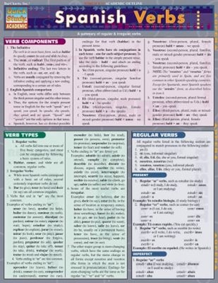 Spanish Verbs : QuickStudy Laminated Reference Guide QuickStudy A