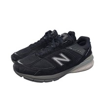 New Balance Mens 990 V5 Made in USA Black Suede M990BK5 Sneaker Shoes Size 10 D