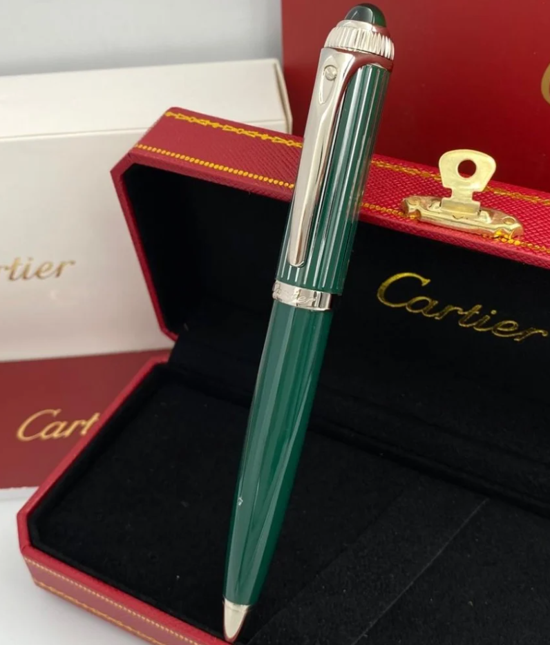 Cartier 2025 Roadster Green Ballpoint Pen – Rare VIP Luxury Pen