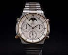 Vintage 1984 SEIKO 7A48-7000 Moon Phase Chronograph Quartz “Sport 100” Watch