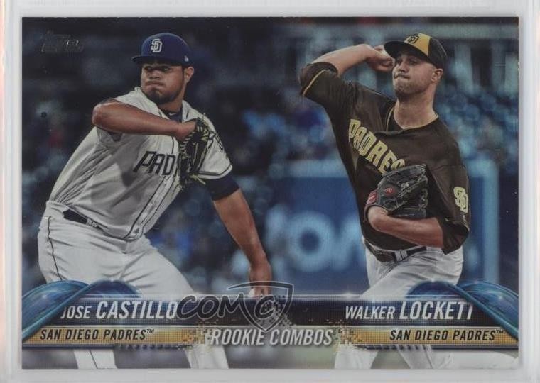2018 Topps Update Rookie Combos Rainbow Foil Jose Castillo Walker Lockett 0c6
