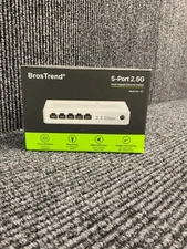 BrosTrend 5-Port 2.5G Muti-Gigabit Ethernet Switch Model No: S2 Plug&Play Silent
