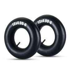 2 Pack 13x4.00-6 Heavy Duty Inner Tubes with TR-13 Valve Stem 13x4.00-6, TR-13