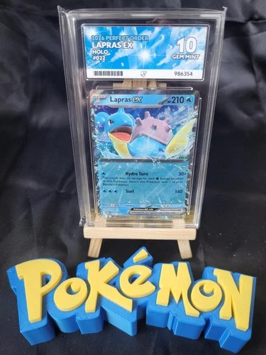 **2026 POKEMON   Lapras ex - Perfect Order - 022/088 - Holo ACE 10**