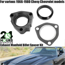 Block Exhaust Manifold Heat Riser Eliminator Spacer For 66-80 Chevy Wgsktdonut