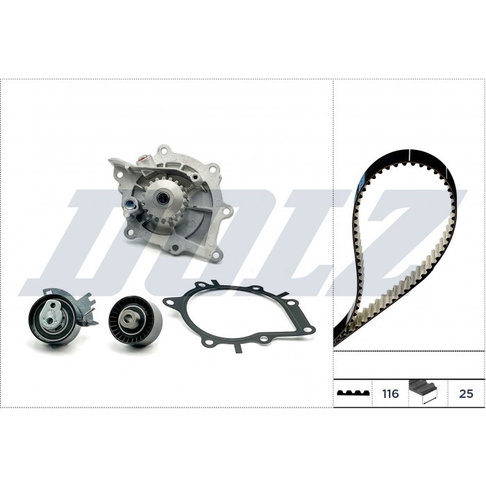 Kit distribution avec pompe à eau pour Peugeot 308 II et 3008 Moteur 1.6 BlueHDi