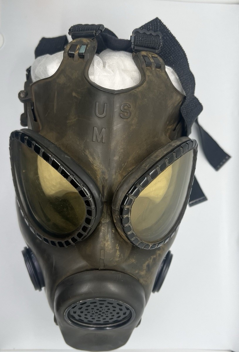 Vintage United States Military M17 Gas Mask - Vietnam War Era