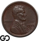 1922-D Lincoln Cent Wheat Penny, Choice AU++