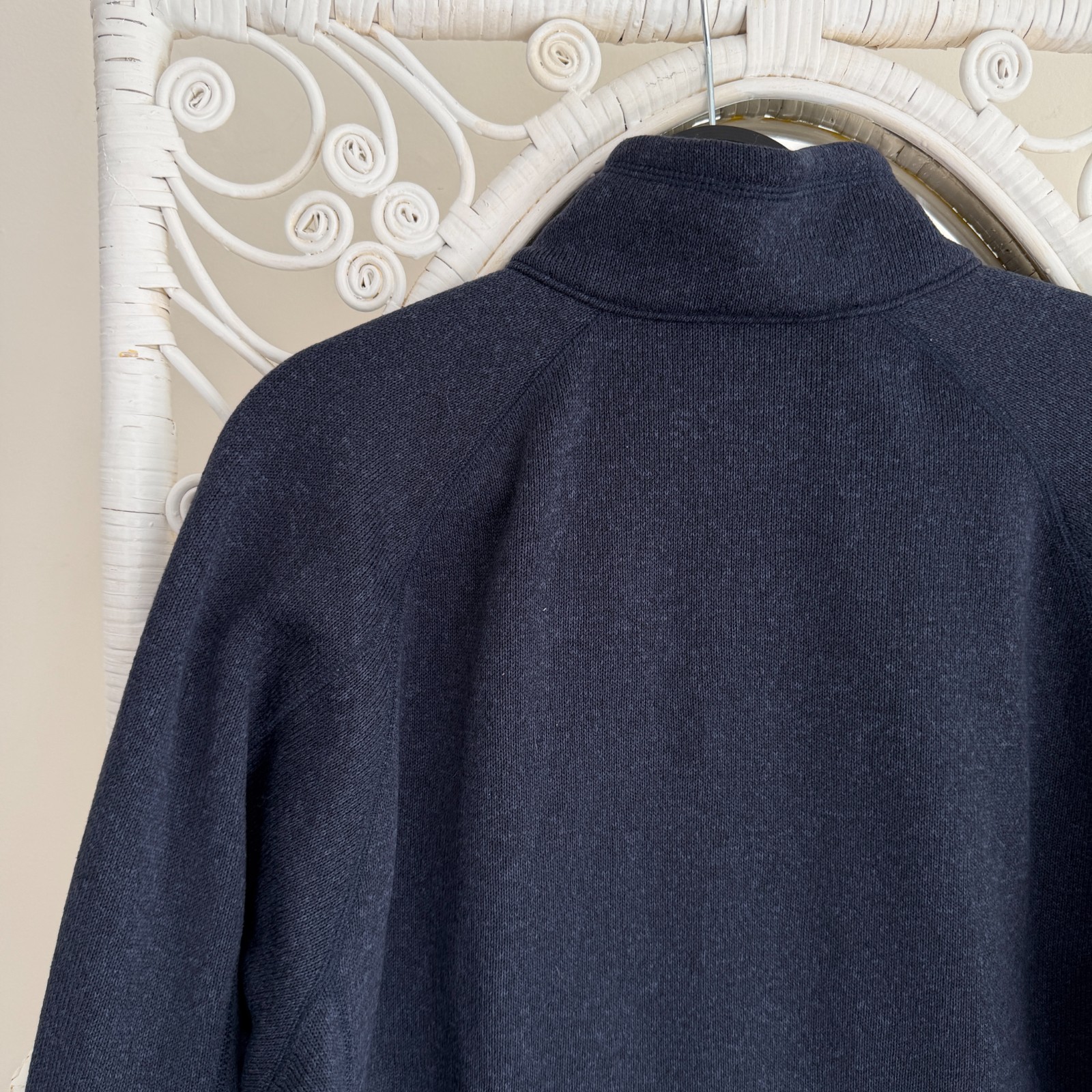 Patagonia Better Sweater Mens Large Navy Zip Knit Fleece Pullover Jacket *LOGO* thumbnail 9